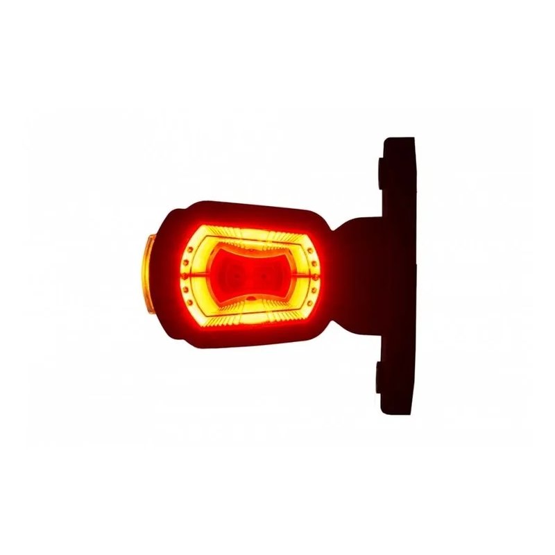 barre de gabarit LED gauche rouge-blanc-ambre 12-24V 50cm de cable