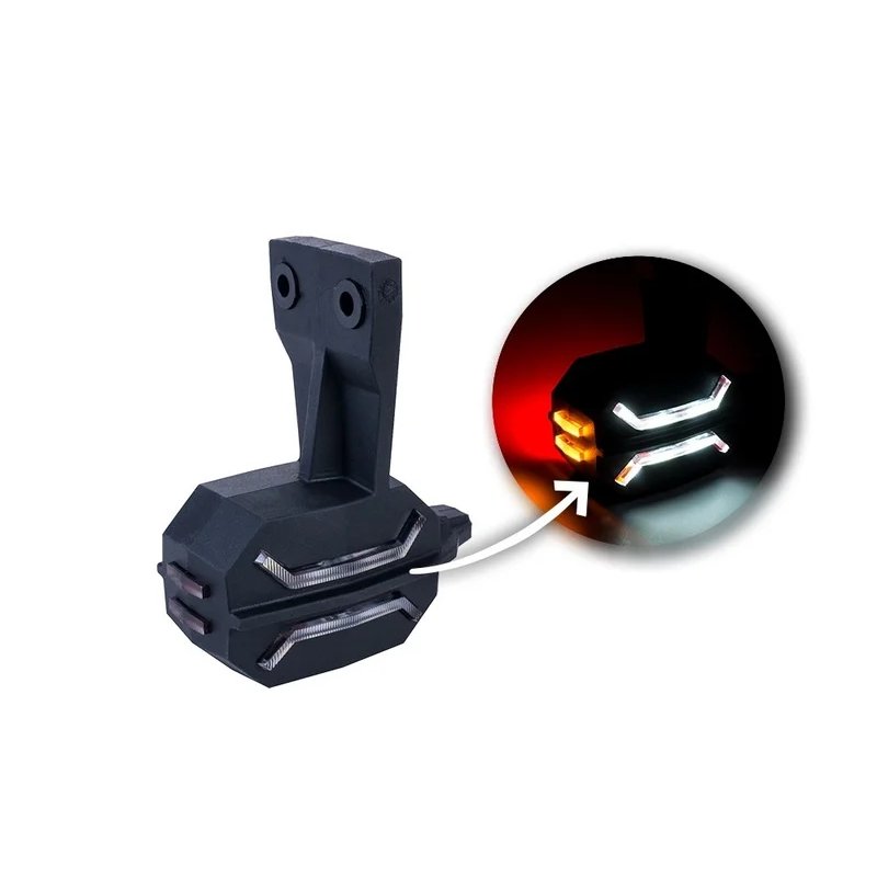 barre de gabarit LED gauche, rouge-blanc-ambré, 12-24V, 60cm de cable