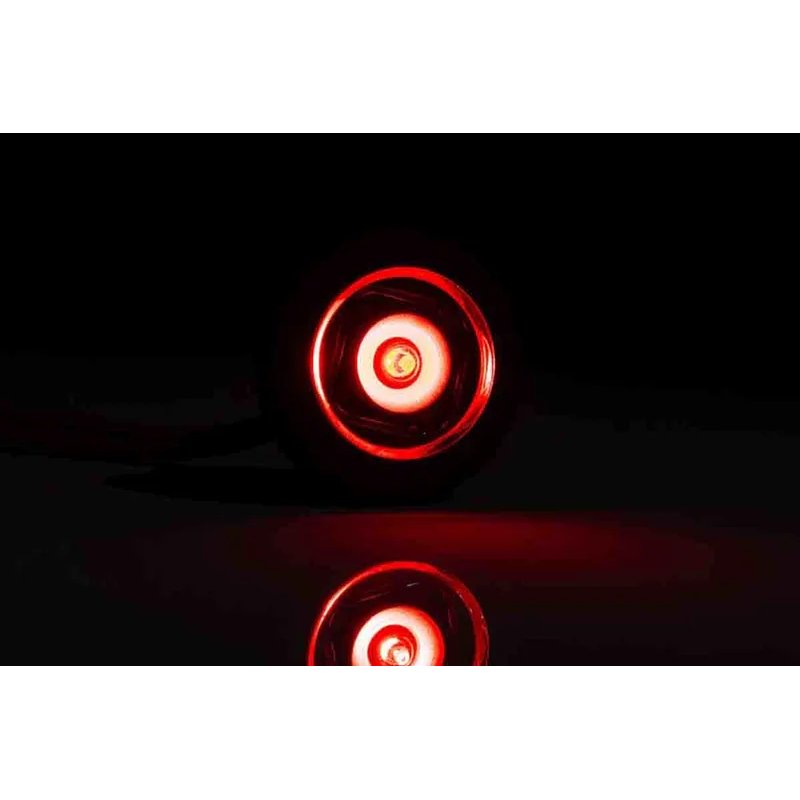 barre de position LED compact à installer rouge | 12-24V