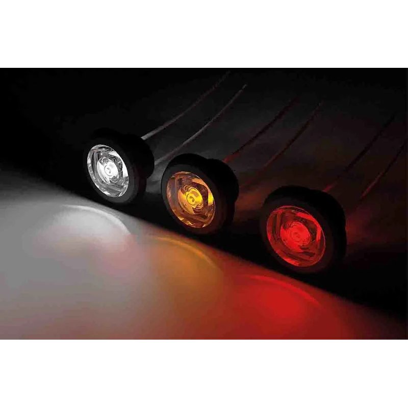 barre de position LED compact à installer rouge | 12-24V