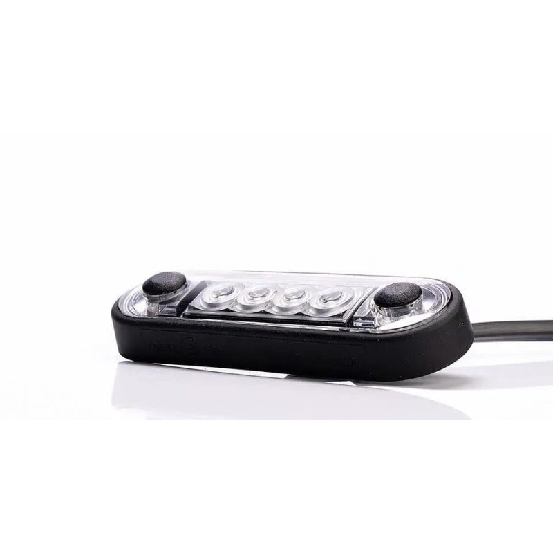 LED feux de position encastrés orange 12-24V 5m cable