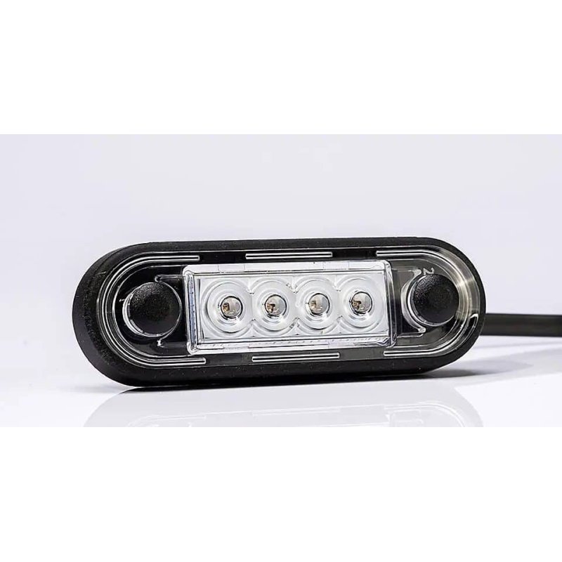 LED feux de position encastrés orange 12-24V 5m cable