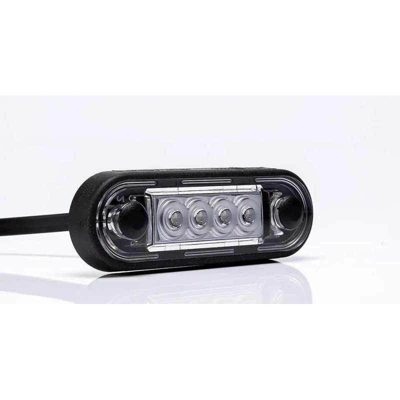 LED feux de position encastrés orange 12-24V 5m cable