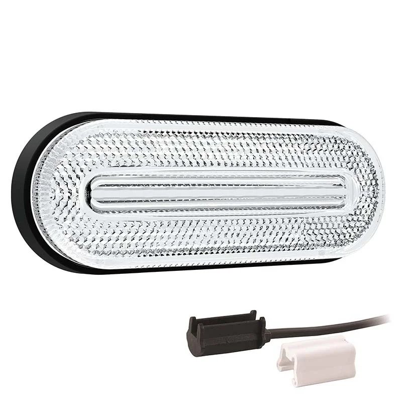 Feu de position LED blanc | 12-24V | 1,5mm². connecteur