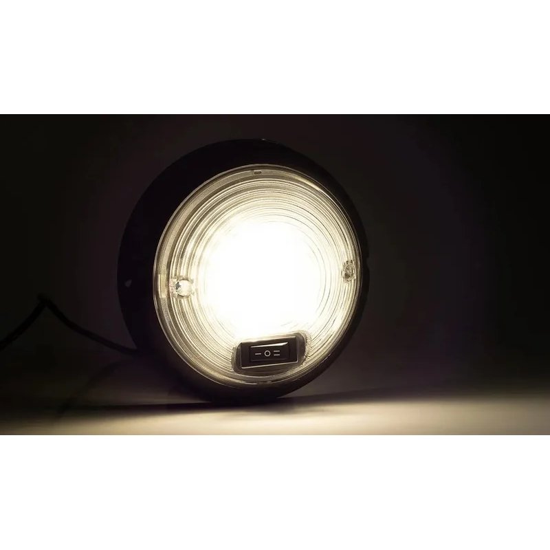 eclairage intérieur LED | noir | avec interrupteur | 12-24V | 4000K