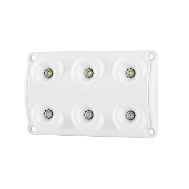 lampe intérieure LED rouge (19lm) - blanche (720lm-5000K) 12-24V