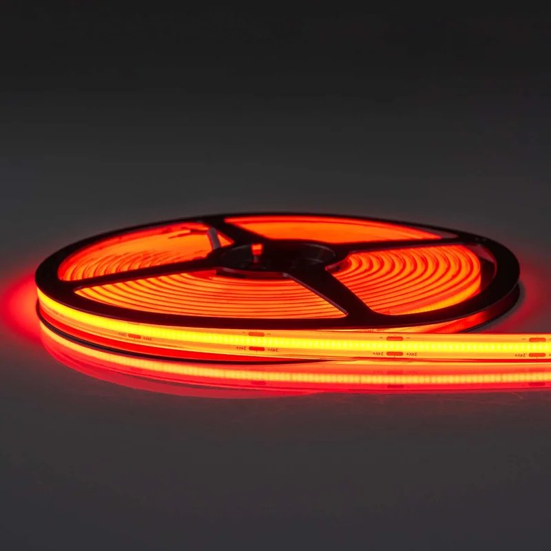 strip LED sur bobine 5m | 12V | Effet néon | rouge | IP68