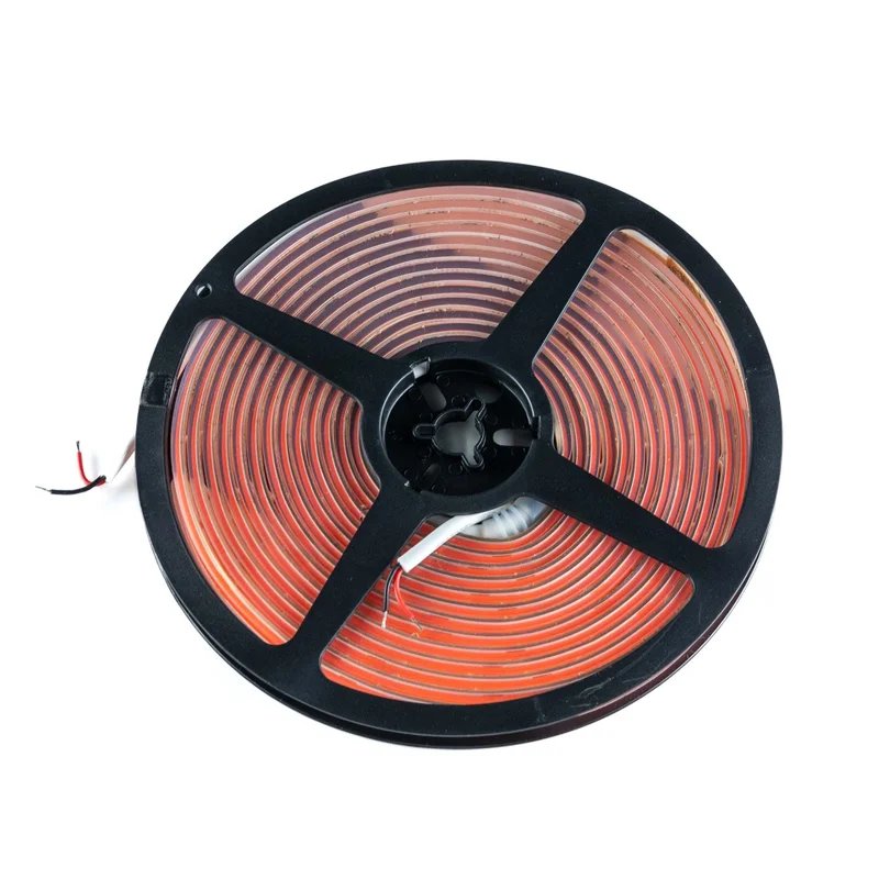 strip LED sur bobine 5m | 24V | effet néon | rouge | IP68