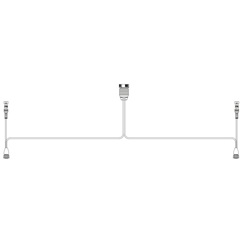 câble de feu arrière 15P baie vers 2x 7-PIN AMP incl. kabe latéral