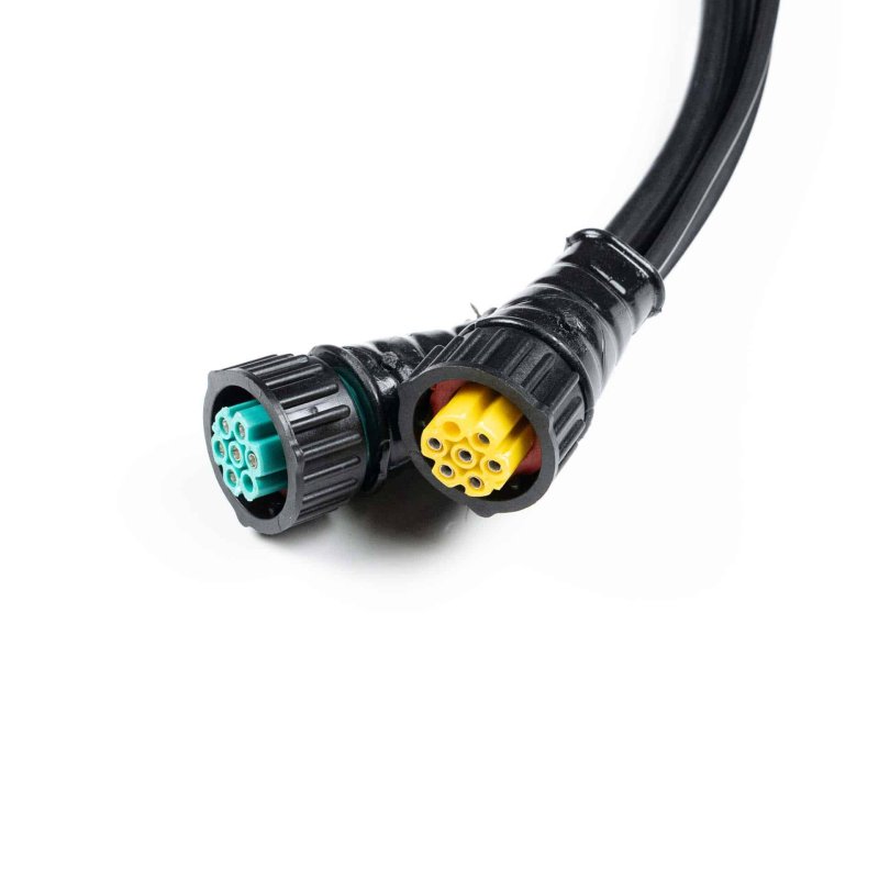 câble de feu arrière 15P baie vers 2x 7-PIN AMP incl. kabe latéral