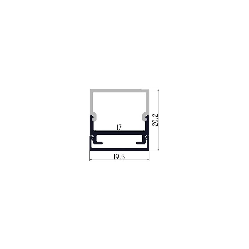 profilé aluminium | strip LED en rouleau