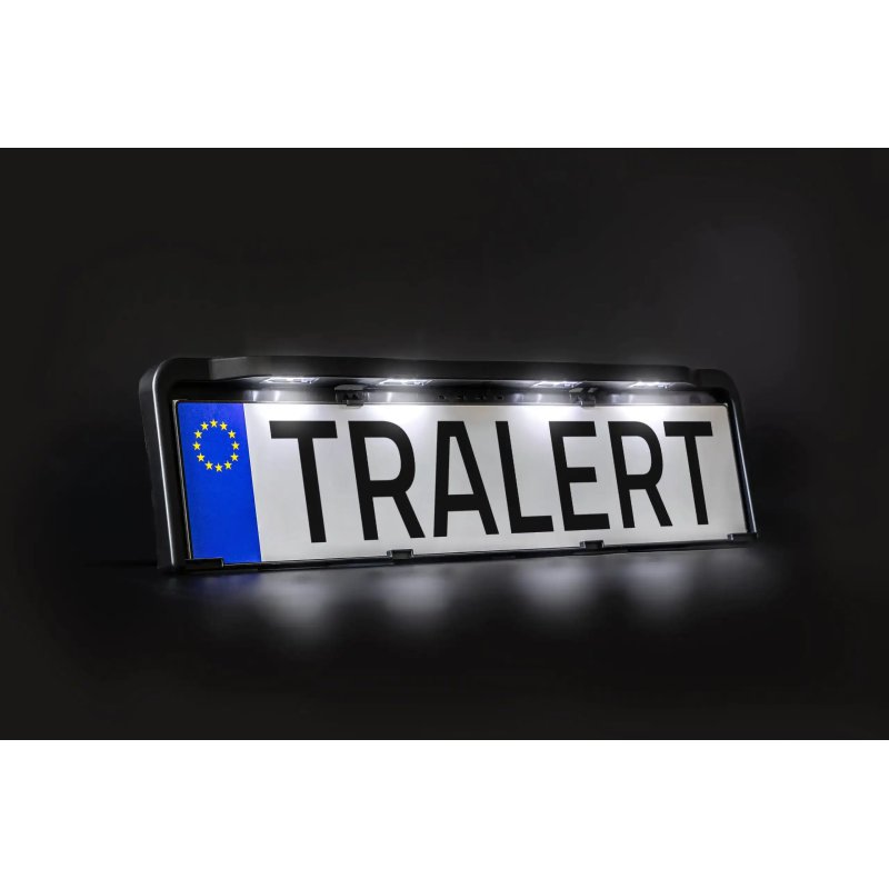 support de plaque d'immatriculation LED incluant l'éclairage | 150cm de câble + 1,5mm2 conn.