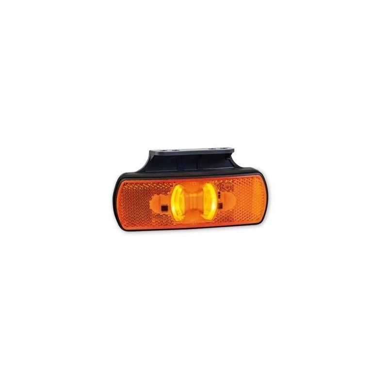 barre de position LED néon orange avec support | 12-24V | 50cm. cable