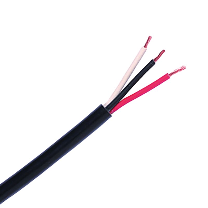 câble à trois fils | 0,75mm² | noir-rouge-blanc | 100m