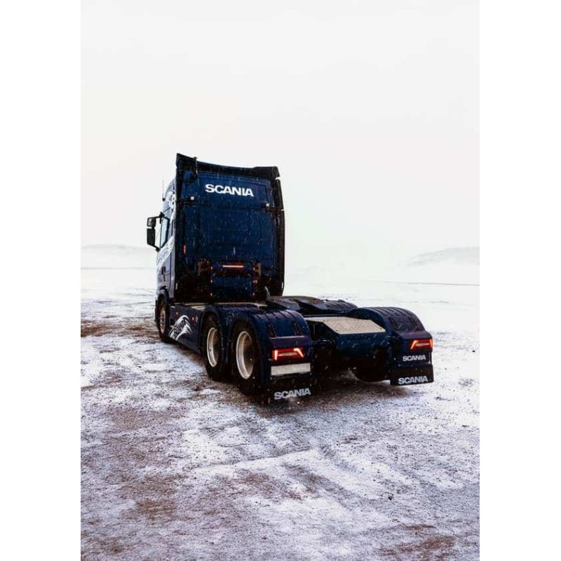 phare de travail OZZ WB1 R65 avec feu de signalisation installé