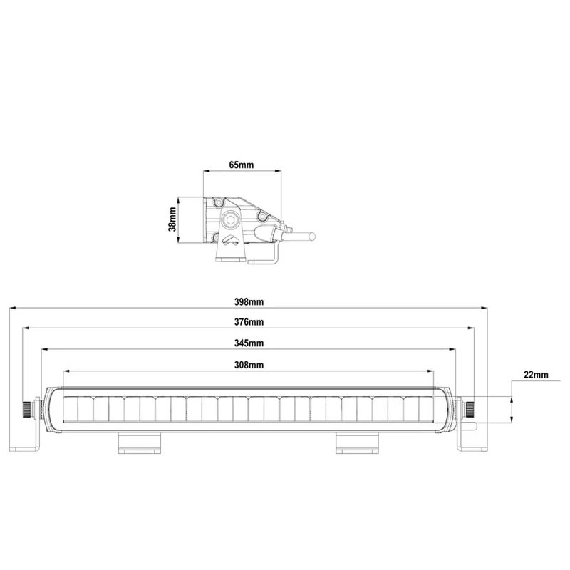 barre LED | phare de conduite 3552 lumen | 60 watts | 9-36V