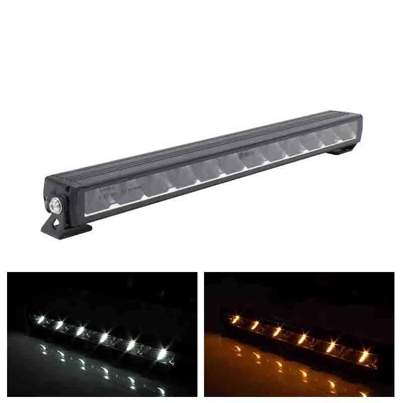 barre lumineuse LED Spartan avec feux de position diurnes orange ou blancs 9600 lumen