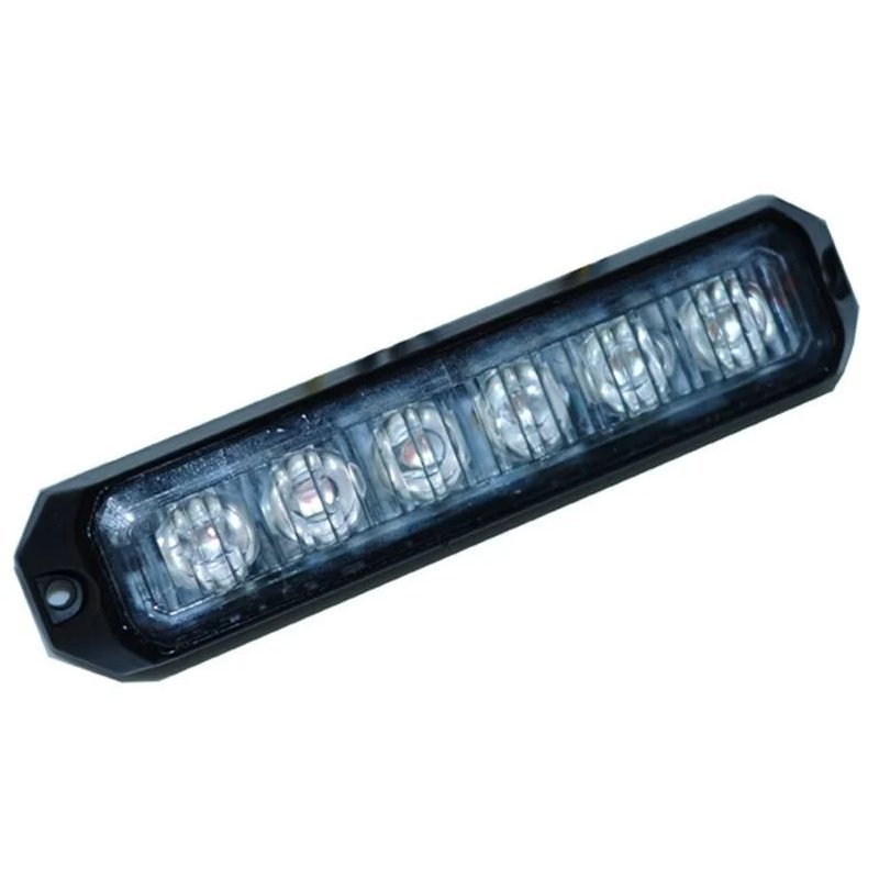 barre flash LED 6 LED | Orange | 12-24V