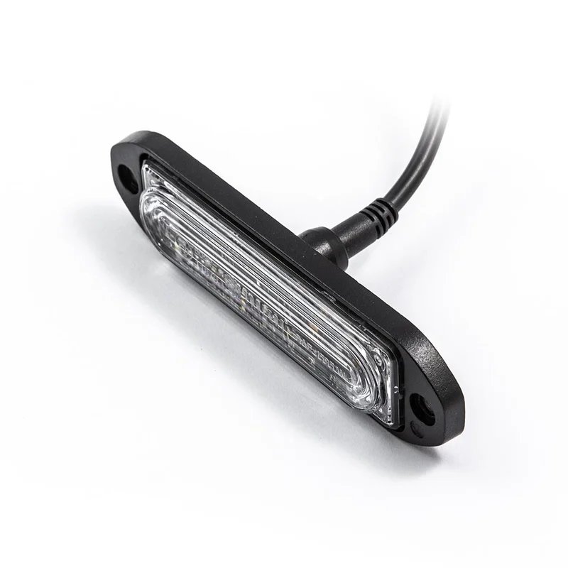Feu flash LED R65 | 12-24V | orange | 2m. cable