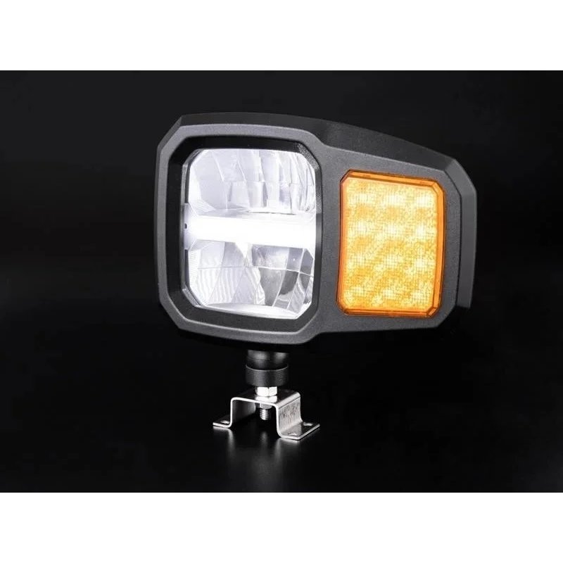 phare LED droite, 10-30v, connecteur Deutsch 6-PIN, Cabuchon non traité