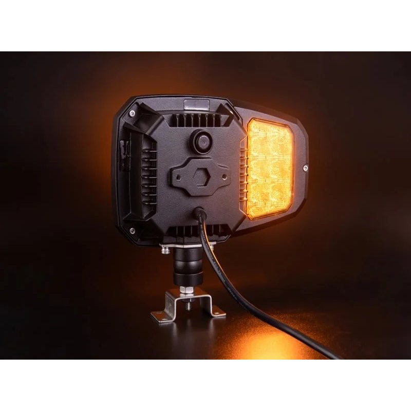 phare LED droite, 10-30v, connecteur Deutsch 6-PIN, Cabuchon non traité