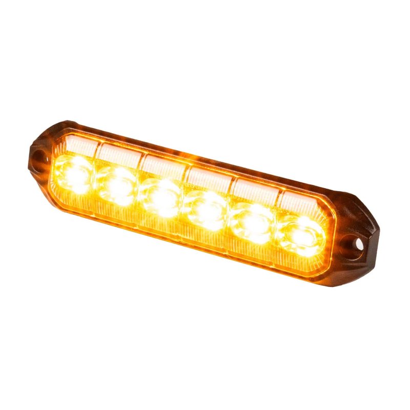 LED R65 CL2 feu flash LED 6 orange 24V 200cm cable