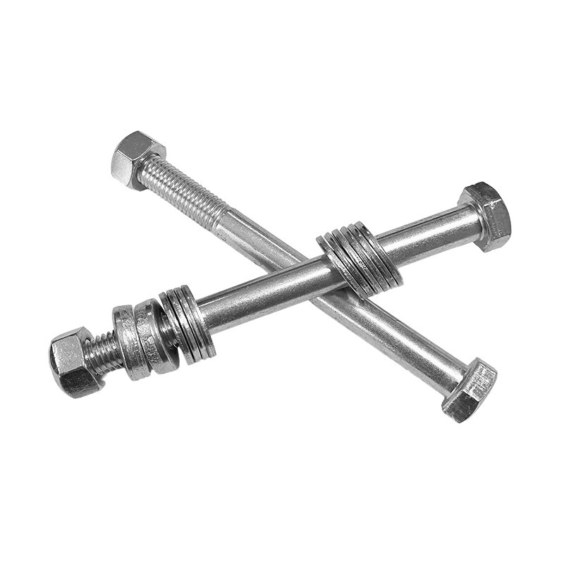 set de montage vis M12 + écrous + rondelles galvanisées Fixed Lock B (ongekeurd)