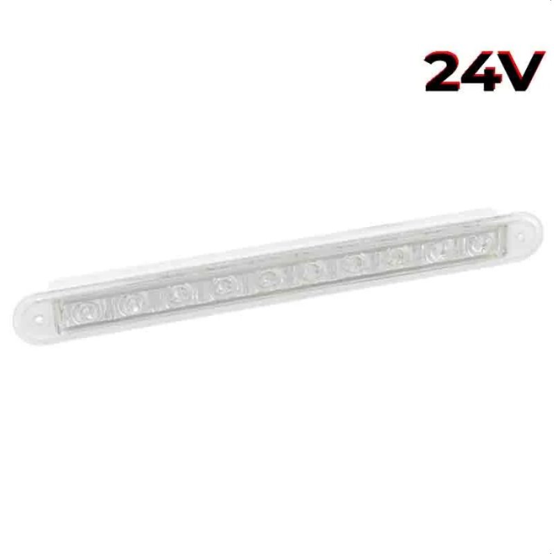 LED feu de recul slimline transparent | 24V | 40cm. cable