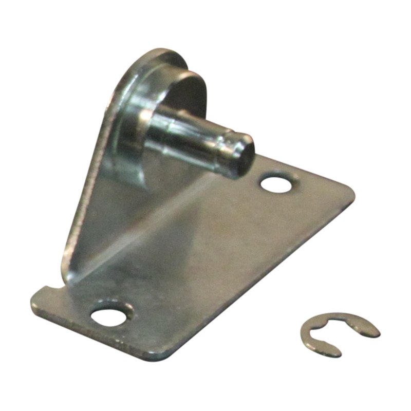 Support lateral broche R8 avec clip retenue BA30/Z08 inox 316
