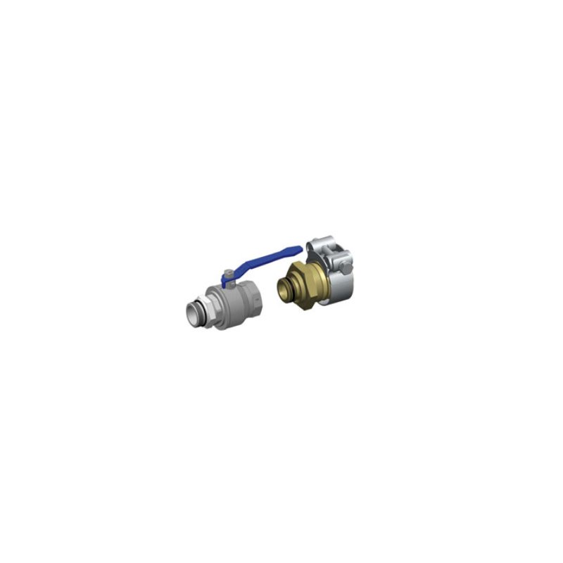 zuigaansluitset recht 1 1/2" x 60mm