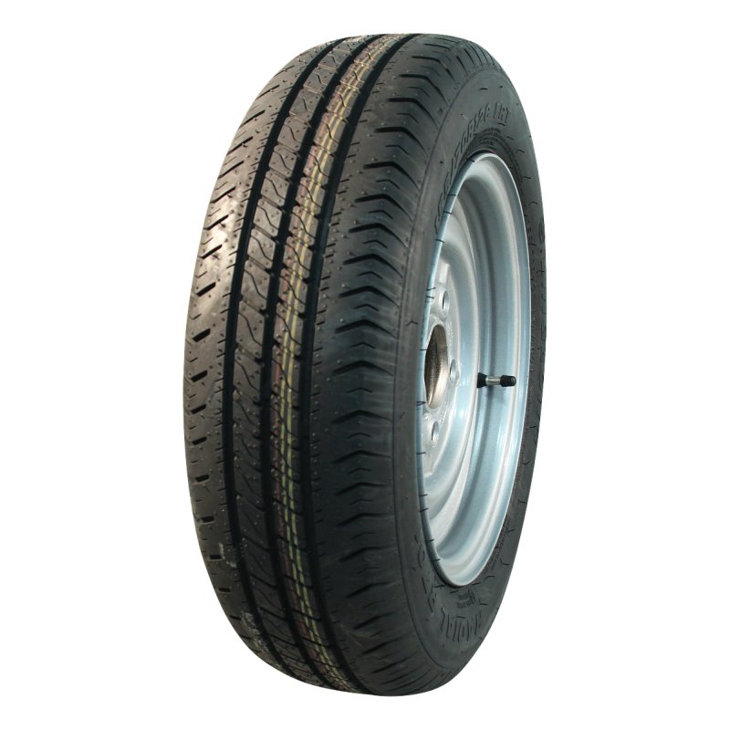 pneu + roue 145/70 R13 4Jx13H2 ET30 66,5/112/5 métal Kargomax ST-4000 M+S gris argent
