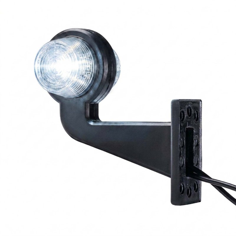 LED breedtelamp set 12-24V | dark |multicolour | 165mm paal