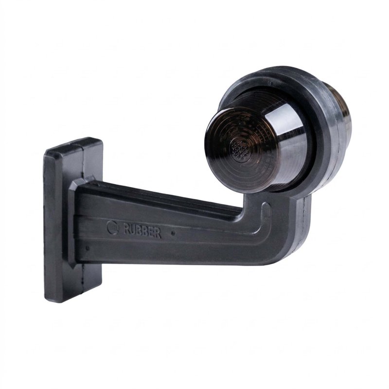 LED breedtelamp set 12-24V | dark |rood-amber | 195mm paal