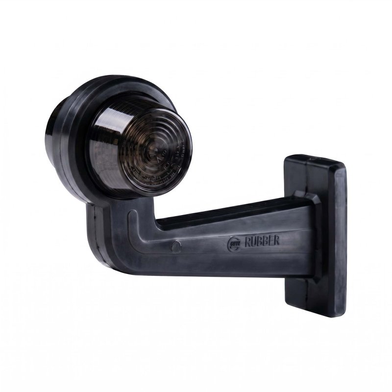 LED breedtelamp set 12-24V | dark |rood-amber | 195mm paal