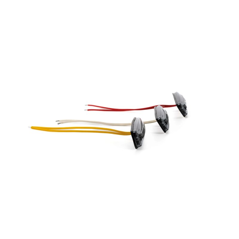 LED markeerlicht | darklook | rood | 12-24V | 0,15m. kabel