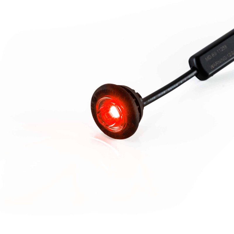 LED markeerlicht rood 12-24V 25cm kabel