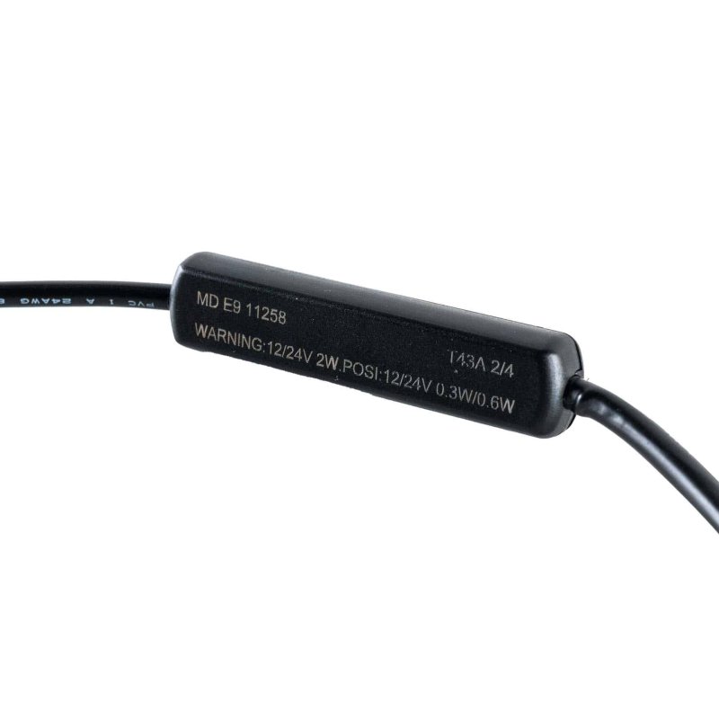 LED markeerlicht rood 12-24V 25cm kabel
