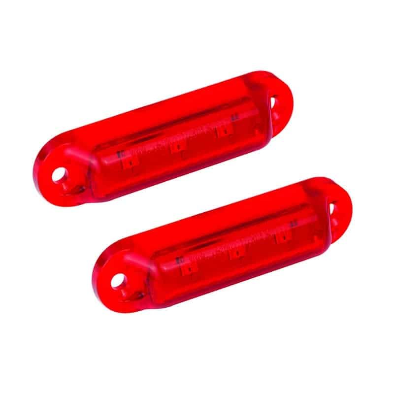 LED markeerlicht rood 24V (set van 2)