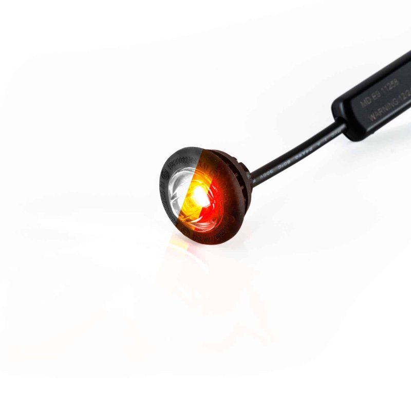 LED markeerlicht rood/wit/amber 12-24V 200cm kabel