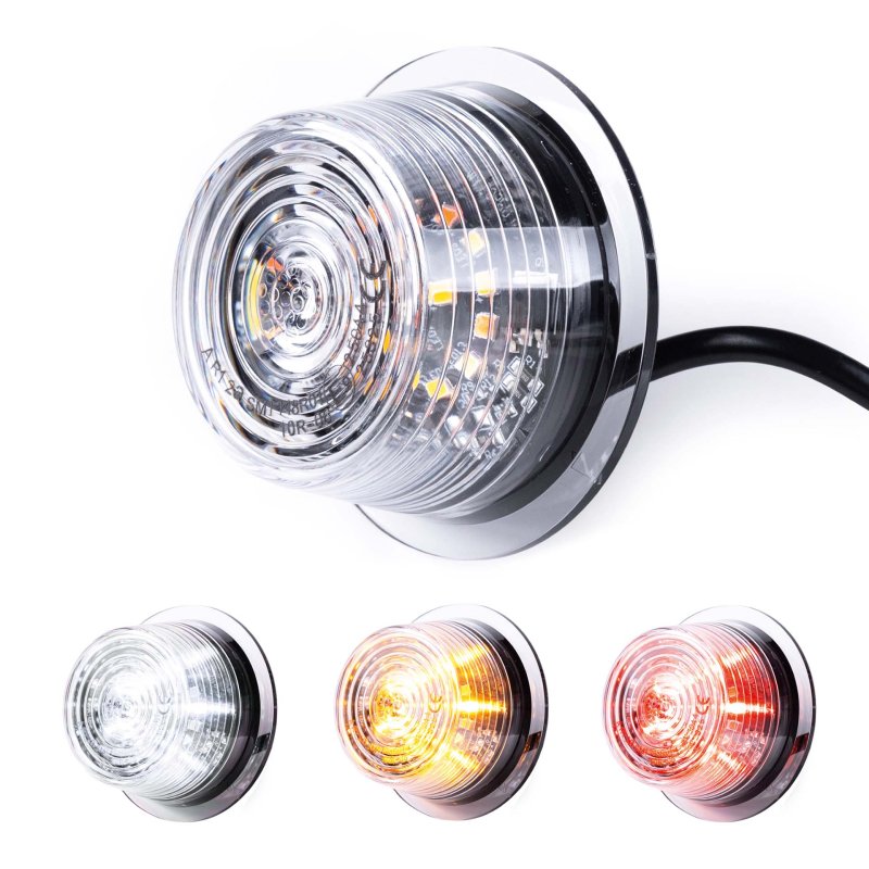 LED module clear lens multicolor+kn.licht 12-24V | 5m. kabel