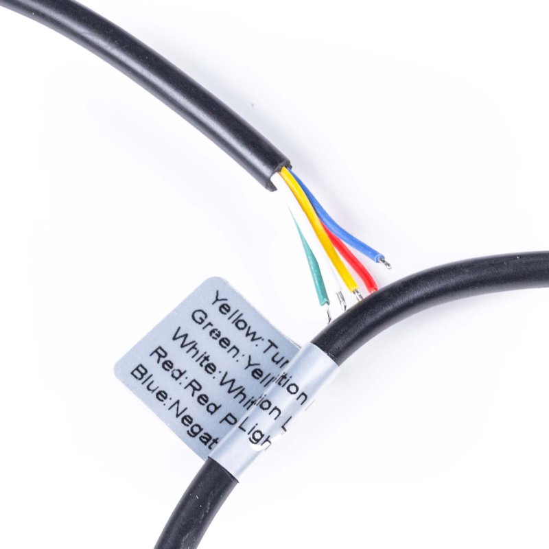 LED module clear lens multicolor+kn.licht 12-24V | 5m. kabel