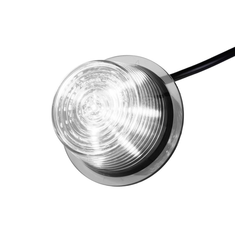 LED module clear lens | wit | 12-24V | 5m. kabel