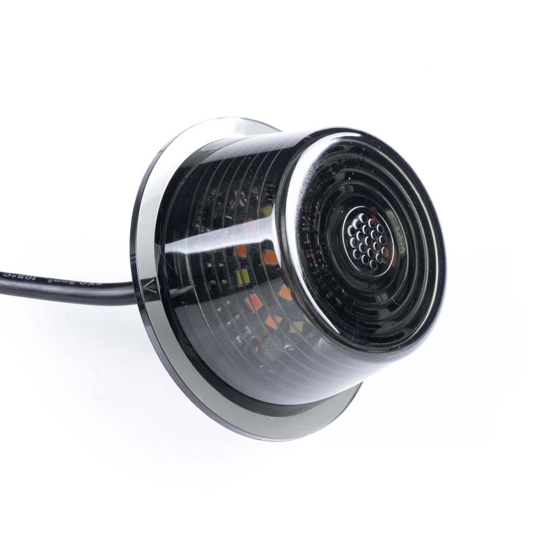 LED module dark lens multicolor+knipperlicht 12-24V | 5m. kabel