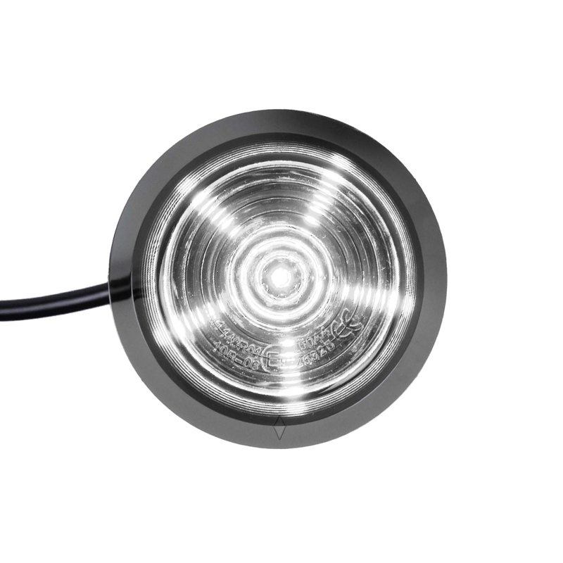 LED module dark lens | wit | 12-24V | 5m. kabel