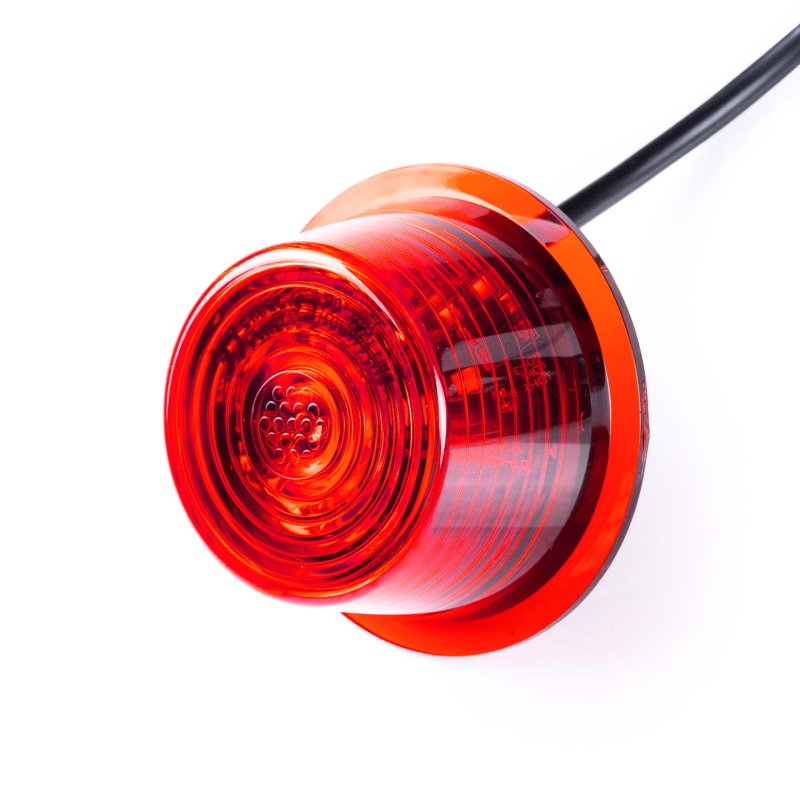 LED module rood lens | rood | 12-24V | 5m. kabel