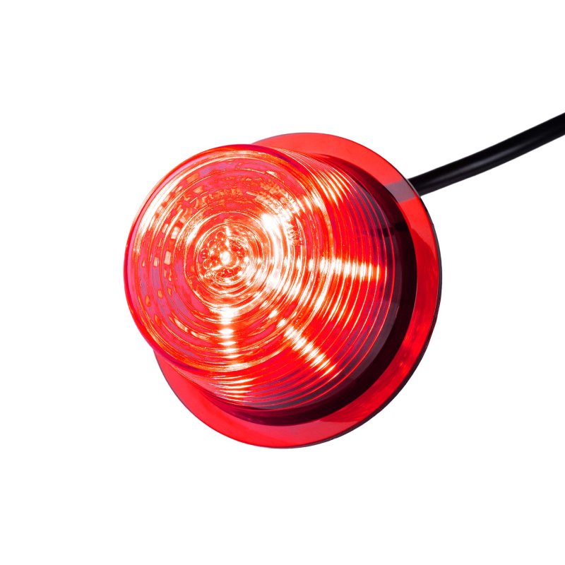 LED module rood lens | rood | 12-24V | 5m. kabel