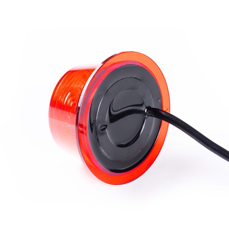 LED module rood lens | rood | 12-24V | 5m. kabel