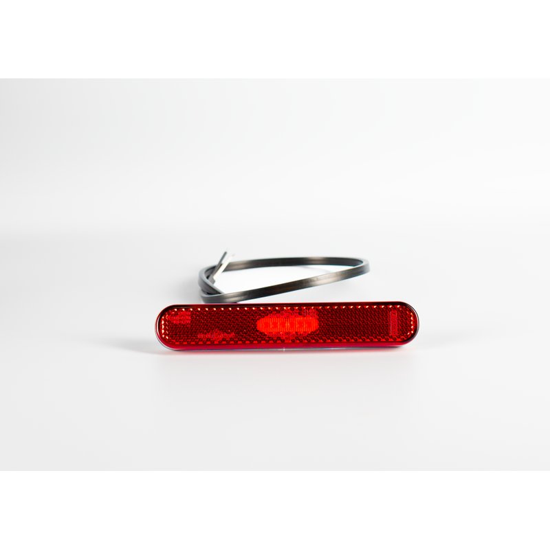 LED slimline markeerlicht rood plakmontage 12-24V 50cm kabel