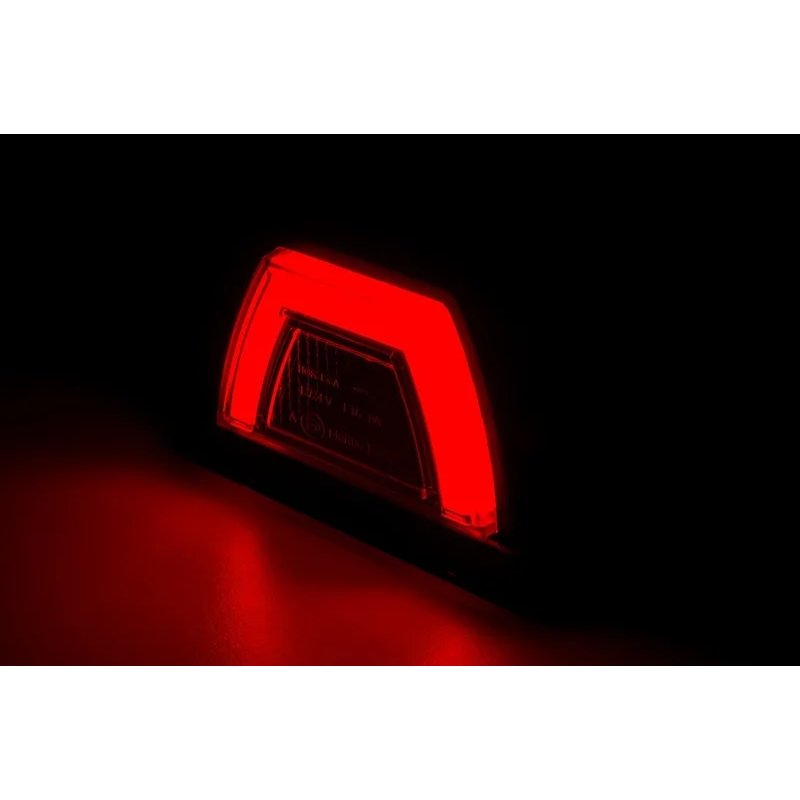 LED toplamp neon rood 12-24V, 50cm kabel