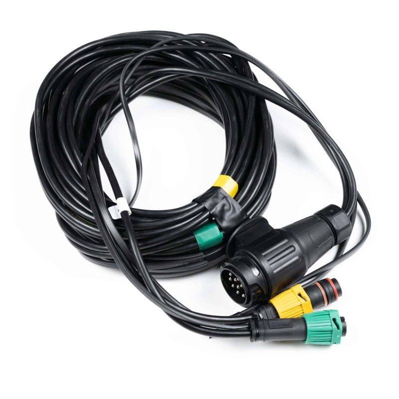 kabelboom 7,7m. / 5,3m. / 13-polig / 6-PIN´s Baj.